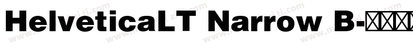 HelveticaLT Narrow B字体转换